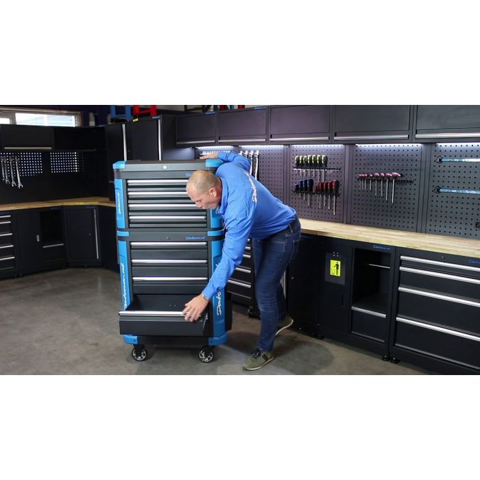 Verrijdbare gereedschapswagen met gereedschapskist L - Premium serie-5