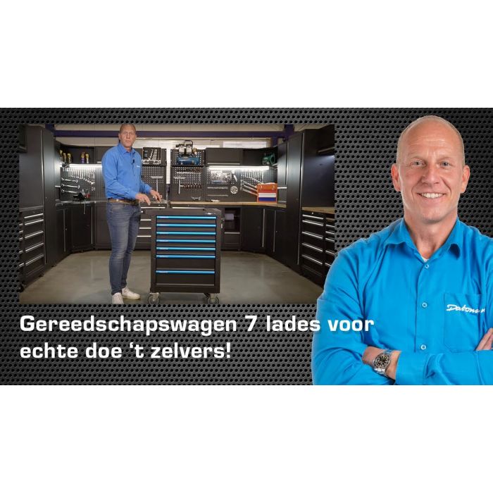 Gereedschapswagen "Black-Line" met 7 laden-5