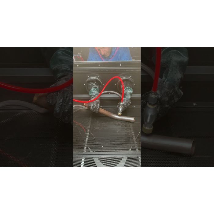 Straalcabine met voordeur en afzuiging - 420 liter-6