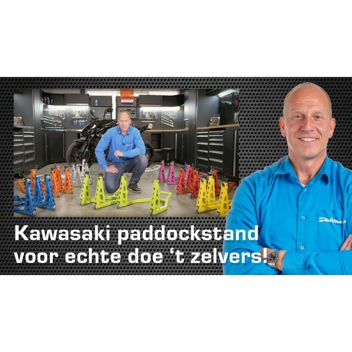 MotoGP Paddockstand achterwiel - Kawasaki groen-5