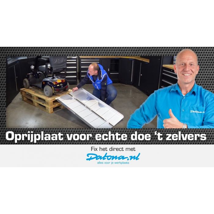 Oprijplaat scootmobiel 120 cm - Opvouwbaar-5