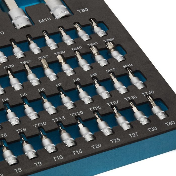 102-delige Inbus en torxdoppenset 1/2'', 3/8'' en 1/4'' in "PRO" softmodule-11