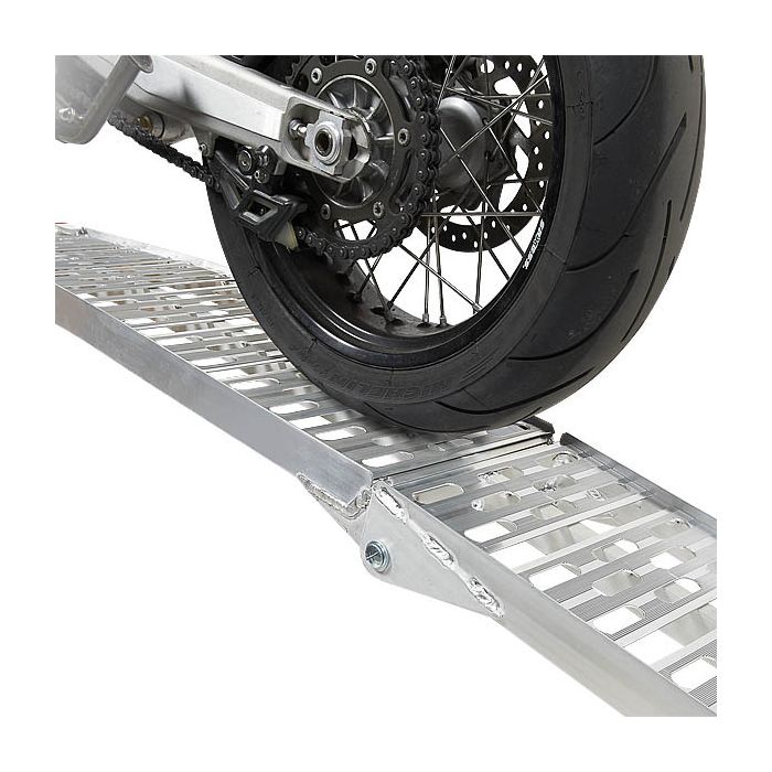 Extra verstevigde aluminium oprijplaat opklapbaar - 225 cm-8