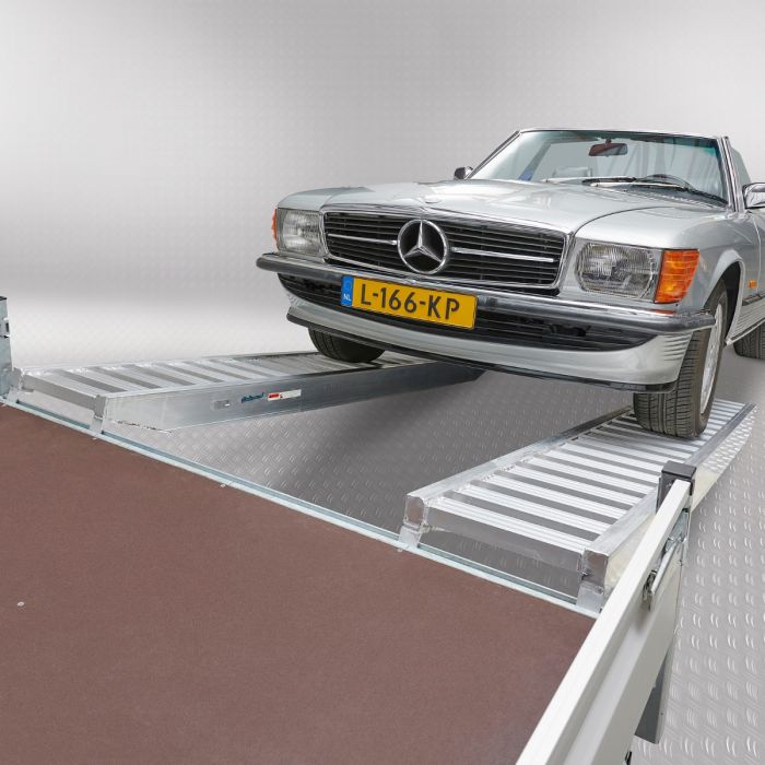 Aluminium oprijplaat auto - 350 cm - 4 ton (2 stuks)