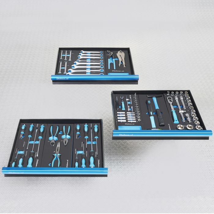Gevulde gereedschapswagen Basic Plus 6 lades 3 lades gevuld-15