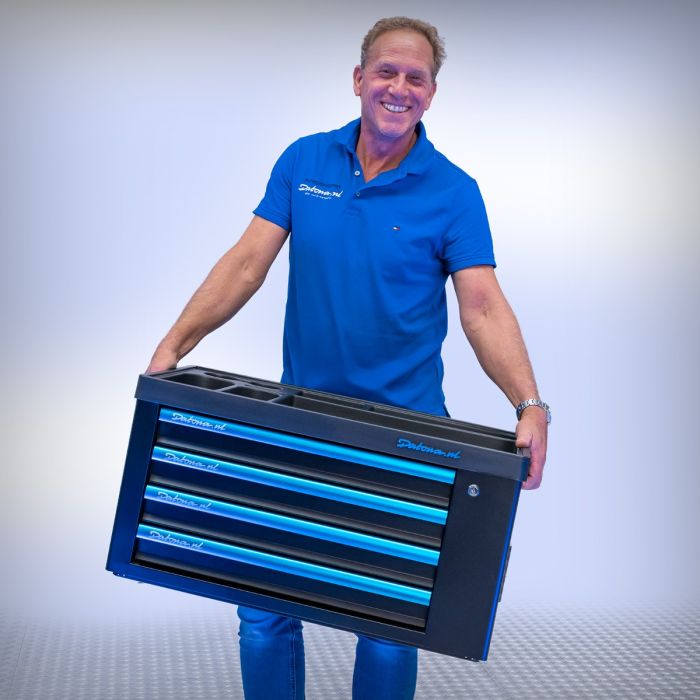 Gereedschapstas met ritssluiting, gereedschapsopbergtas Gereedschapstas met draagriem Rits voor gereedschapsopslag voor gereedschapsorganizer(black