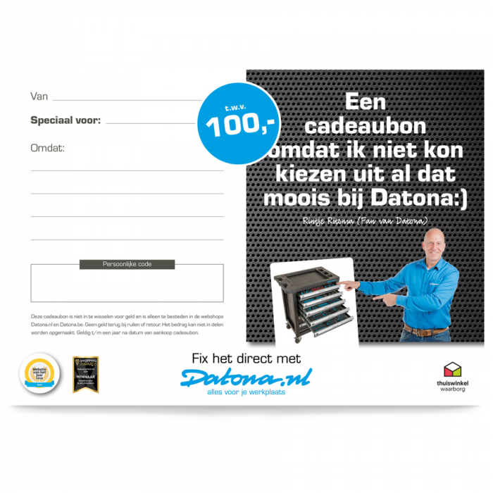 Gereedschapsbon 100 euro-2
