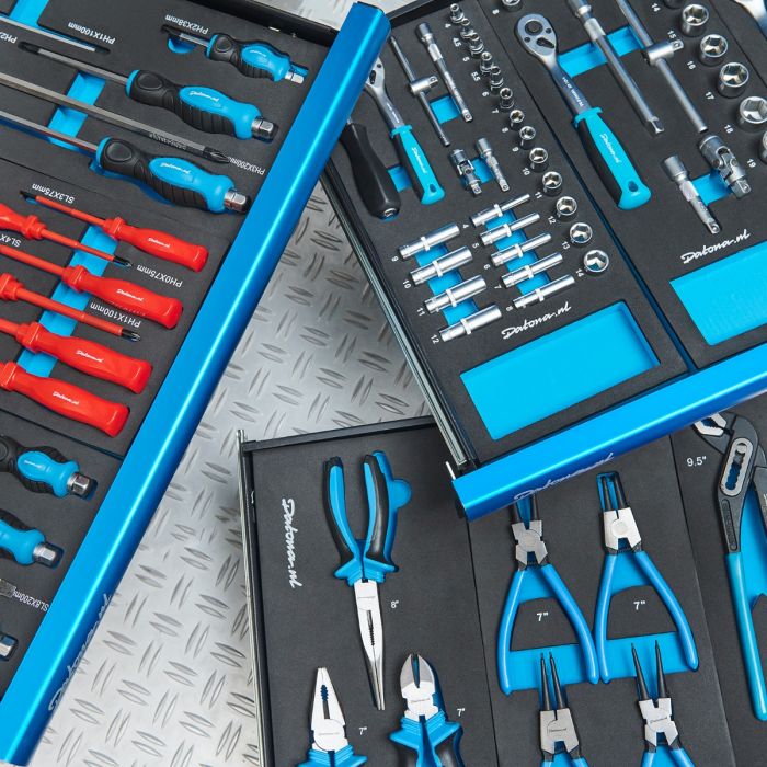 Gevulde gereedschapswagen Extended Plus 6 lades 4 lades gevuld-68