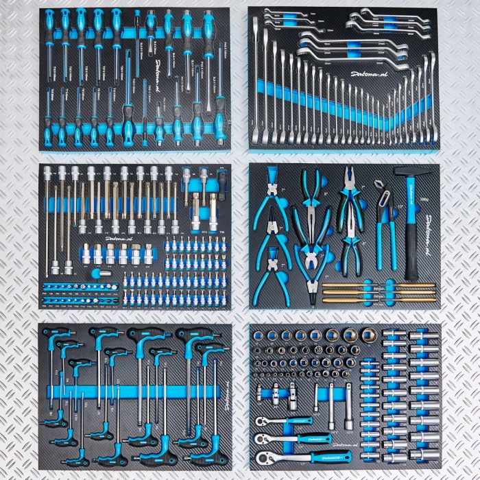 Gereedschapswagen "Black-Line" 8 laden + 273-delige gereedschapsset -1