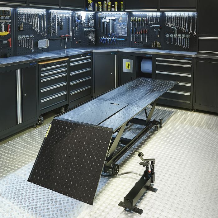 Motorheftafel hydraulisch - zwart-10