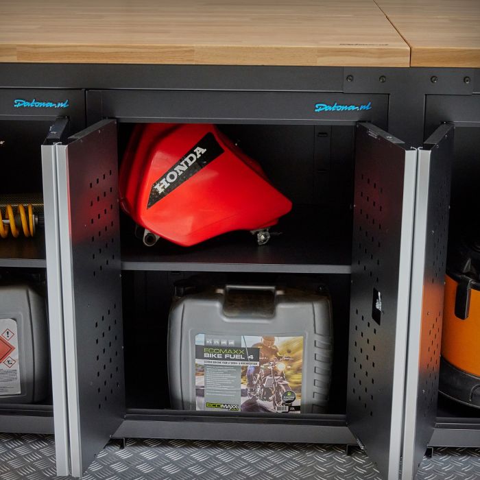 Werkplaatskasten set PRO XL - Zwart-27