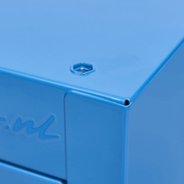 Werkbank PRO bamboe - 6 lades - opbergkast - 200 cm - blauw-27