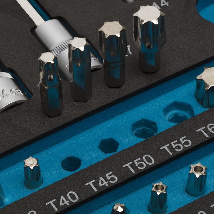 102-delige Inbus en torxdoppenset 1/2'', 3/8'' en 1/4'' in "PRO" softmodule-12