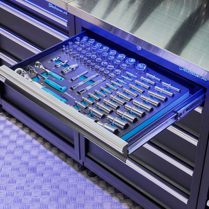 80-delige doppenset in carbon softmodule - inclusief 3 ratels