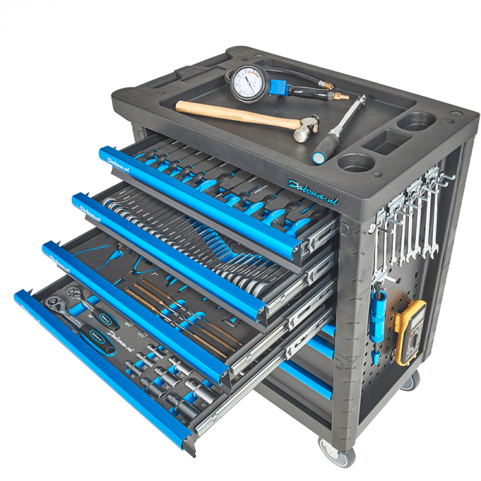 Gevulde gereedschapswagen Extended PRO 7 lades 4 lades gevuld-16
