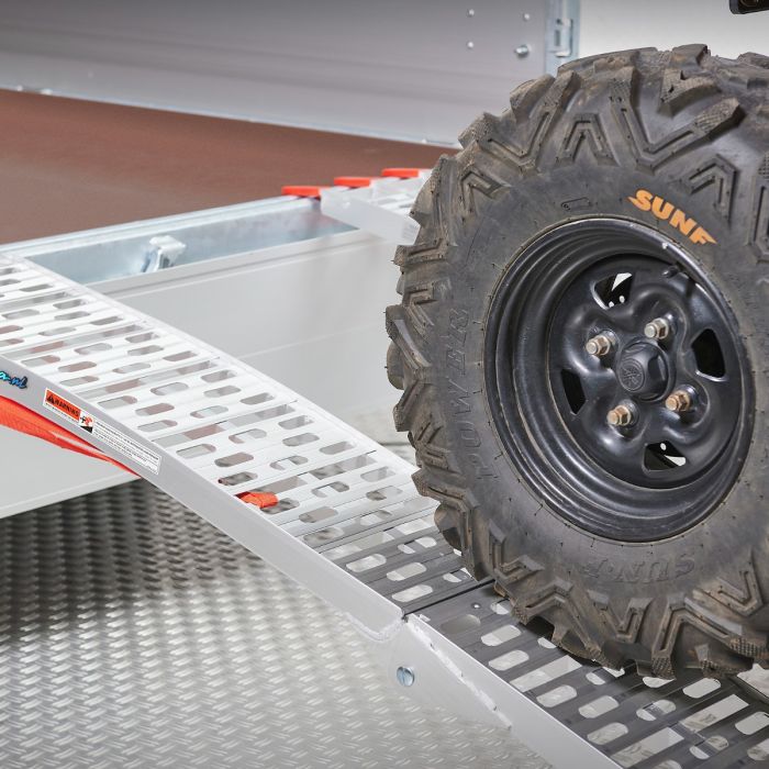 Extra verstevigde aluminium oprijplaat opklapbaar - 225 cm-12