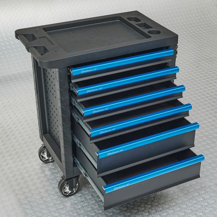 Gevulde gereedschapswagen Basic PRO 6 lades 3 lades gevuld-25