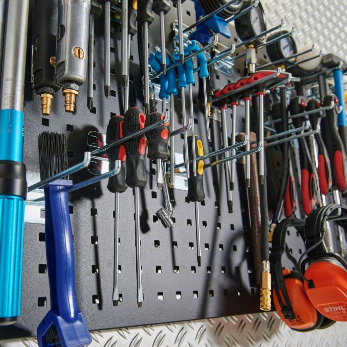 Basis set haken voor gereedschapsbord - 20 cm-12