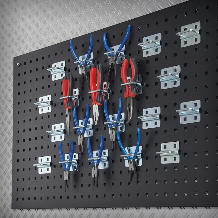 Dubbele gesloten gereedschapshaak - 6 cm (20 stuks)
