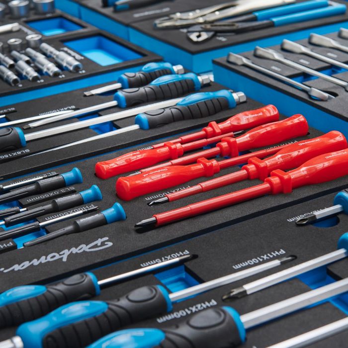 Gevulde gereedschapswagen Extended Plus 6 lades 4 lades gevuld-55