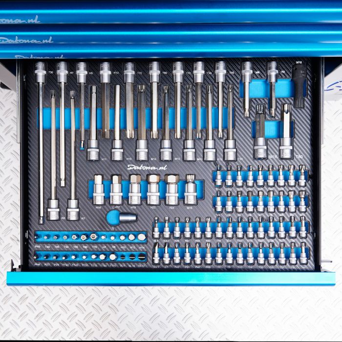 102-delige Inbus en torxdoppenset 1/2'', 3/8'' en 1/4'' in "PRO" softmodule-3
