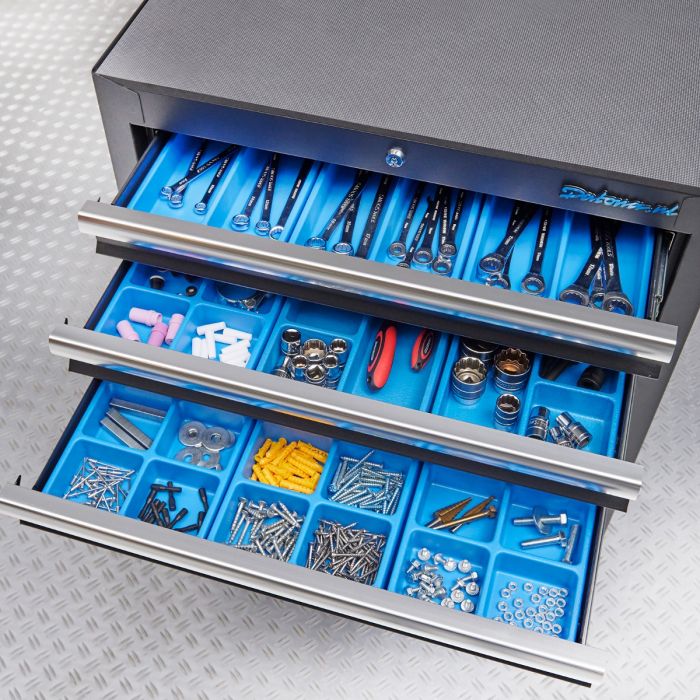 Gereedschapswagen 7 lades met quick lock - mat zwart-15