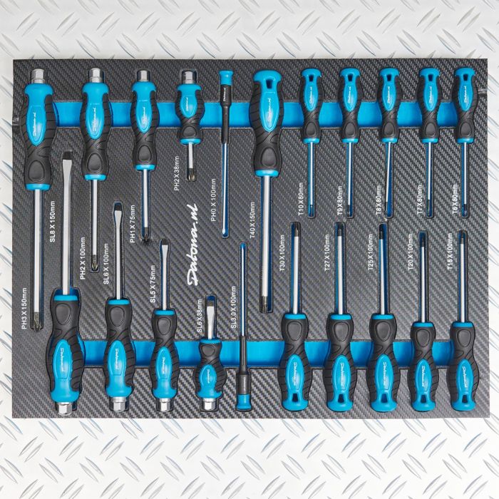 Gevulde gereedschapswagen Basic PRO 6 lades 3 lades gevuld-15