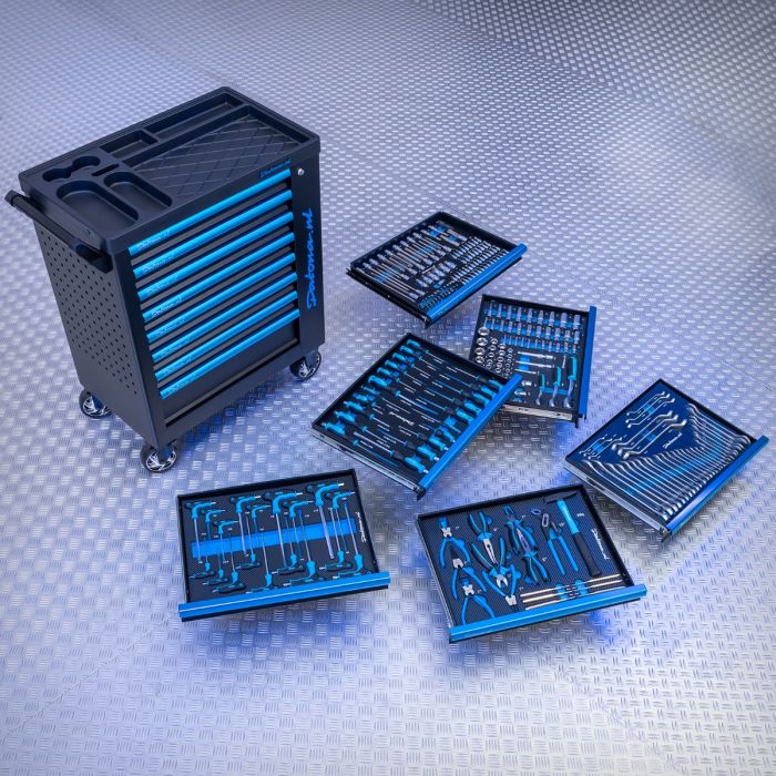 Gevulde gereedschapswagen 8 lades – 6 lades gevuld - 273-delige gereedschapsset