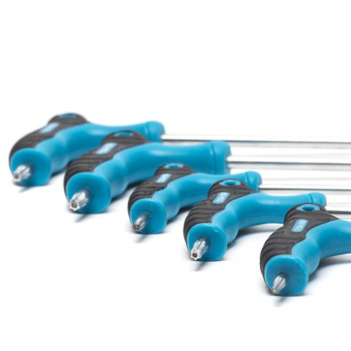 DAKCOS Set di 18 chiavi a brugola Torx a stella, 1,5-10 mm, con estremità sferic