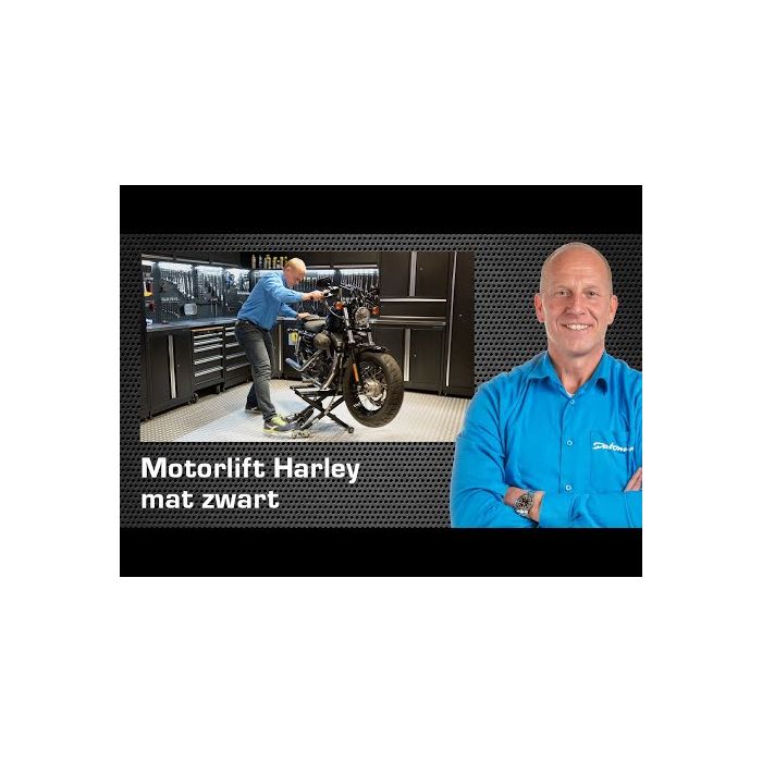 Motorlift Harley - mat zwart-5
