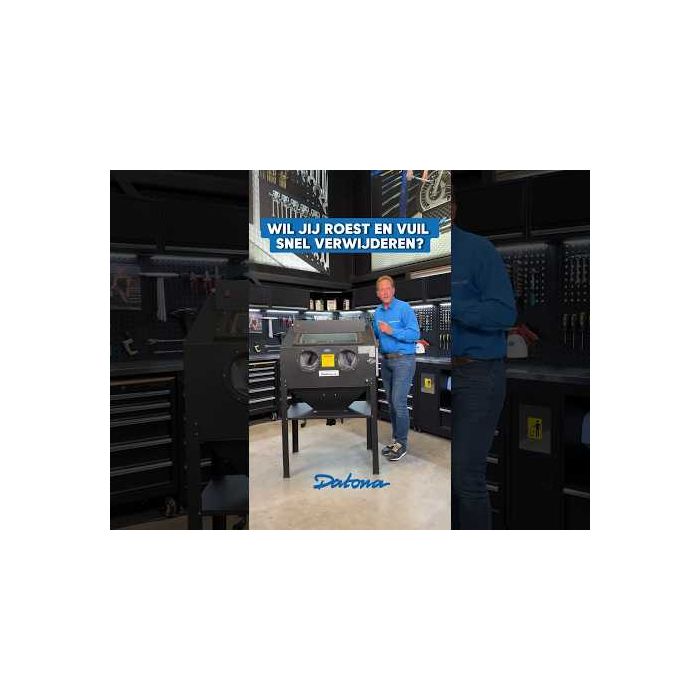 Straalcabine met voordeur en afzuiging - 420 liter-9