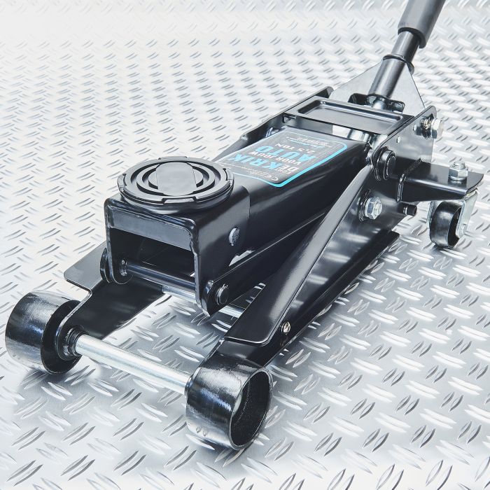Hydraulische autokrik - 2,5 ton + assteunen set 3 ton per stuk-4