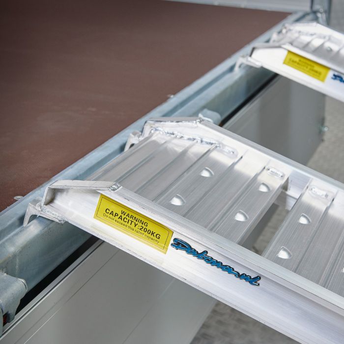 Oprijplaat aluminium opvouwbaar - 182 cm (2 stuks)-7
