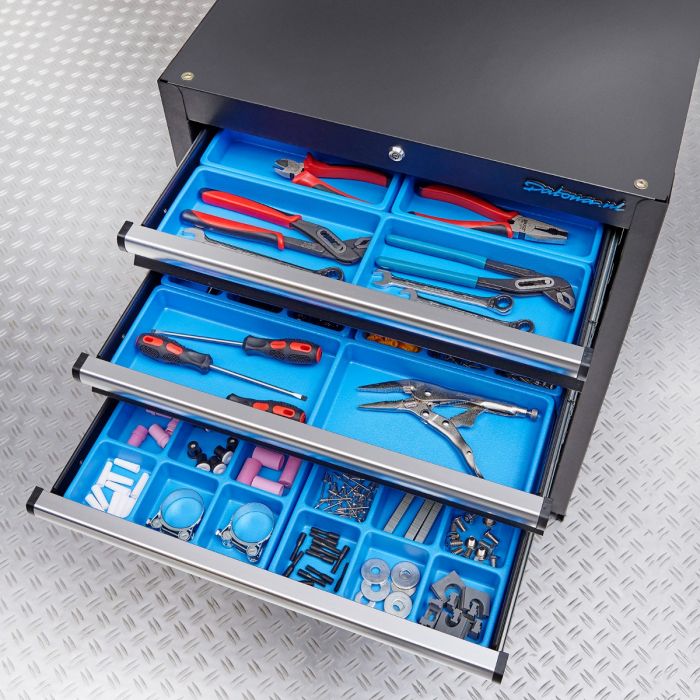 Gereedschapskast PRO met 6 lades - zwart-22