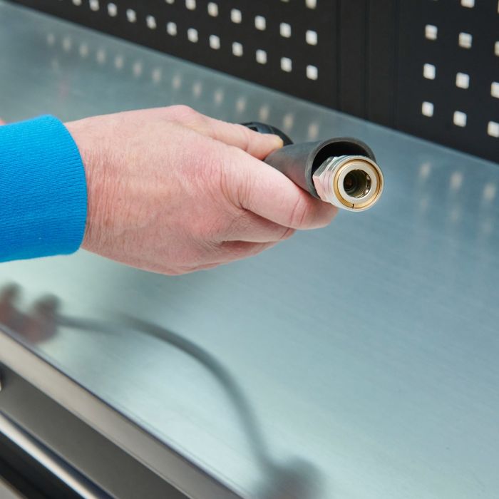 Premium werkplaatsinrichting RVS met extra brede kast - 136 centimeter-17