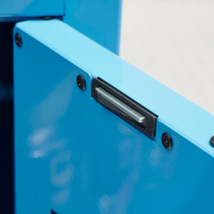 Werkbank PRO bamboe - 6 lades - opbergkast - 200 cm - blauw-13