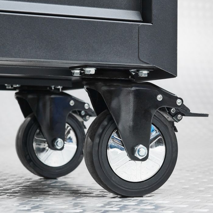 Gereedschapswagen 7 lades met quick lock - mat zwart-13