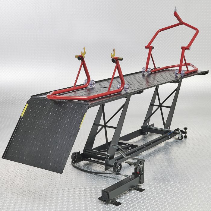 Xtreme paddockstand set voor- en achterwiel - Rood-13