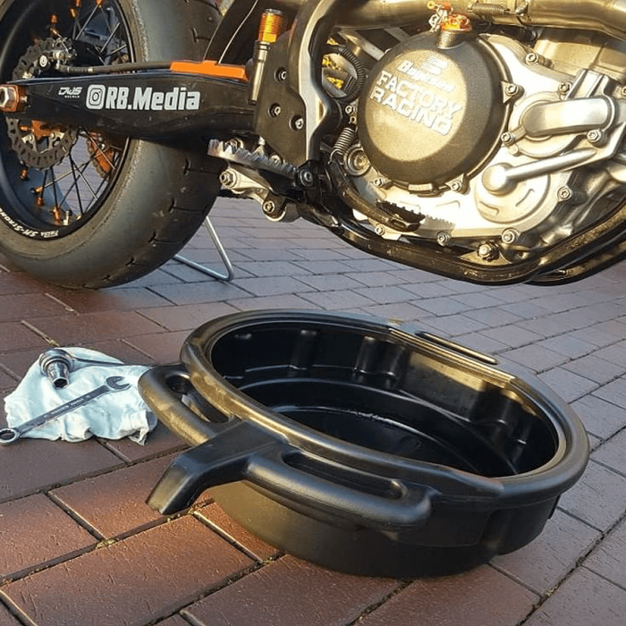 Olie opvangbak met tuit-3