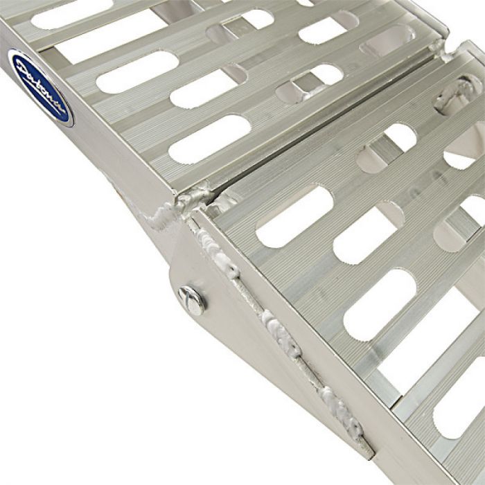 Extra verstevigde aluminium oprijplaat opklapbaar - 225 cm - 2 stuks-14