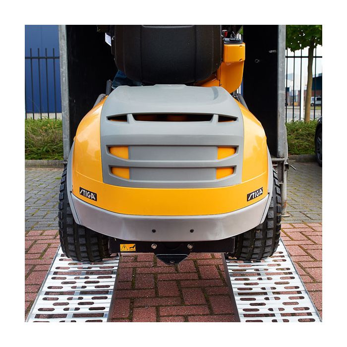 Extra verstevigde aluminium oprijplaat opklapbaar - 225 cm-18