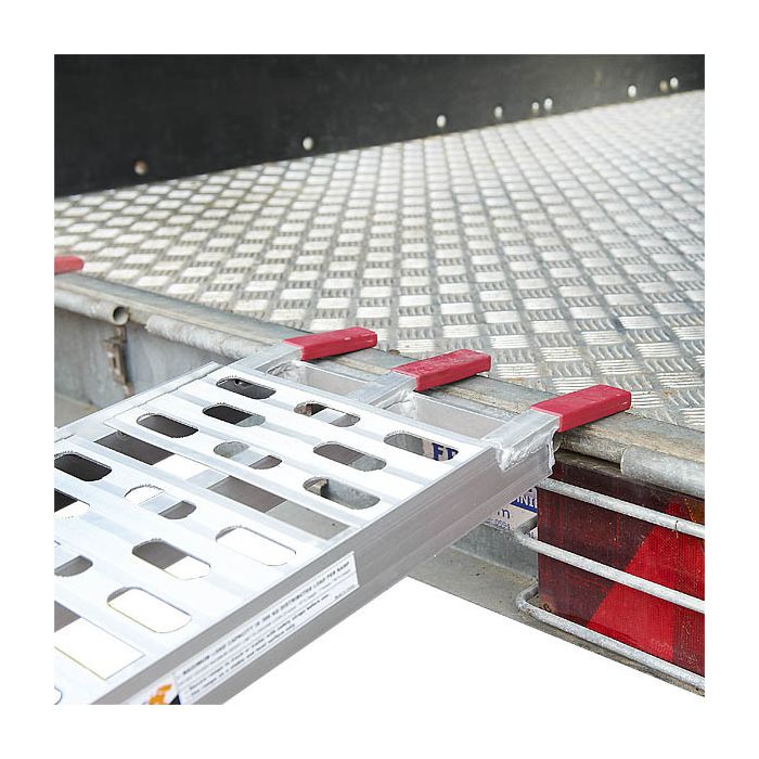 Extra verstevigde aluminium oprijplaat opklapbaar - 225 cm-16