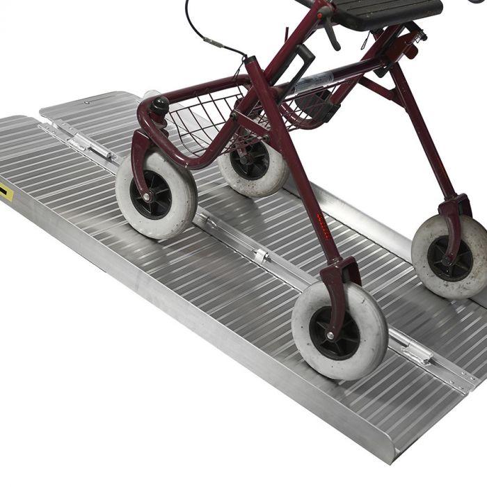 Oprijplaat scootmobiel 120 cm - Opvouwbaar-2