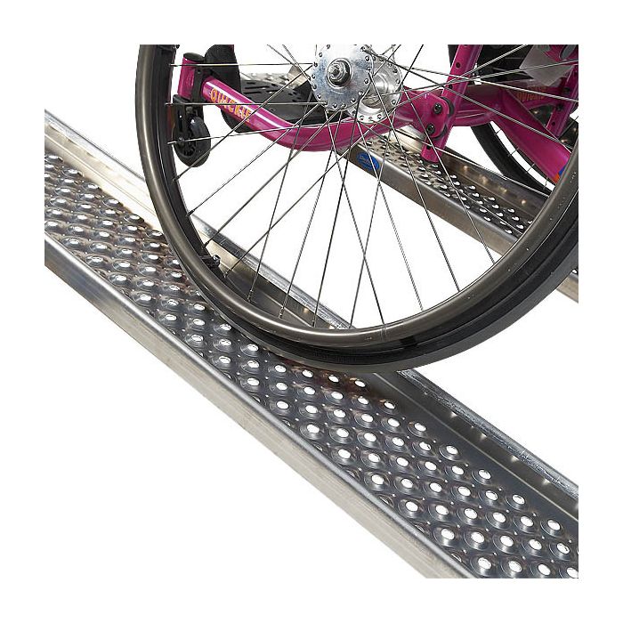 Aluminium oprijplaat met opstaande rand - 200 cm-1