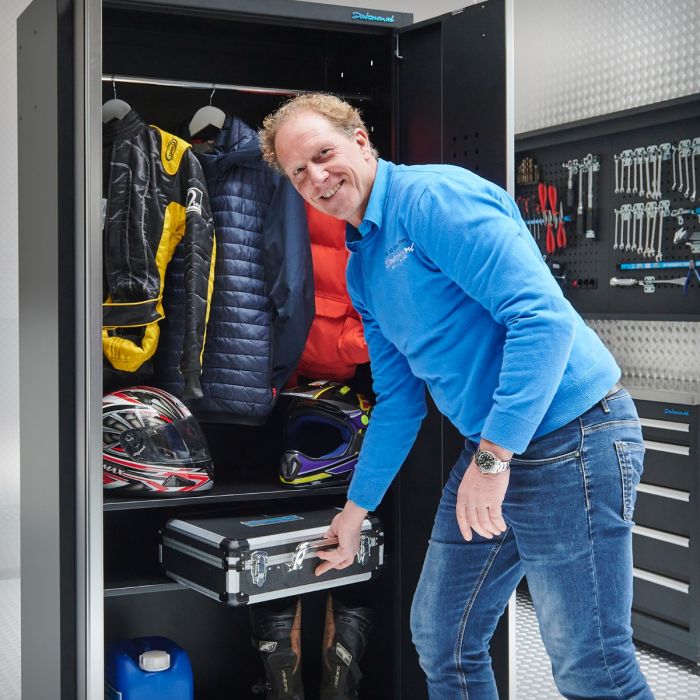 Werkplaatsinrichting PREMIUM met RVS werkblad 225 cm breed-43