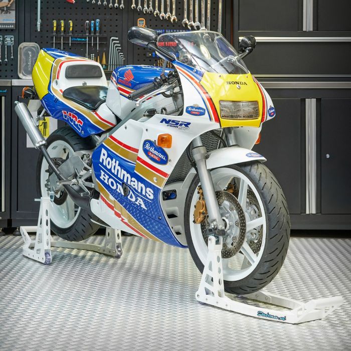MotoGP Paddockstand voorwiel - BMW wit-19