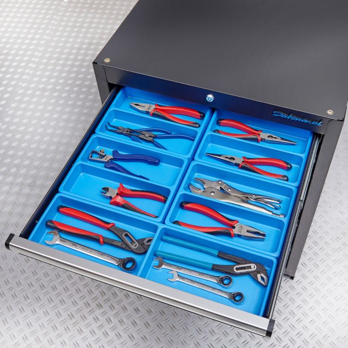 Gereedschapskast PRO met 6 lades - zwart-24