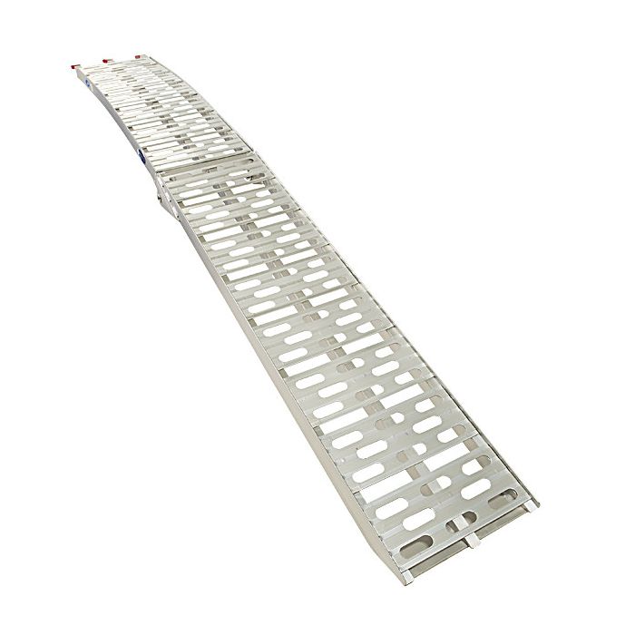 Extra verstevigde aluminium oprijplaat opklapbaar - 225 cm-11