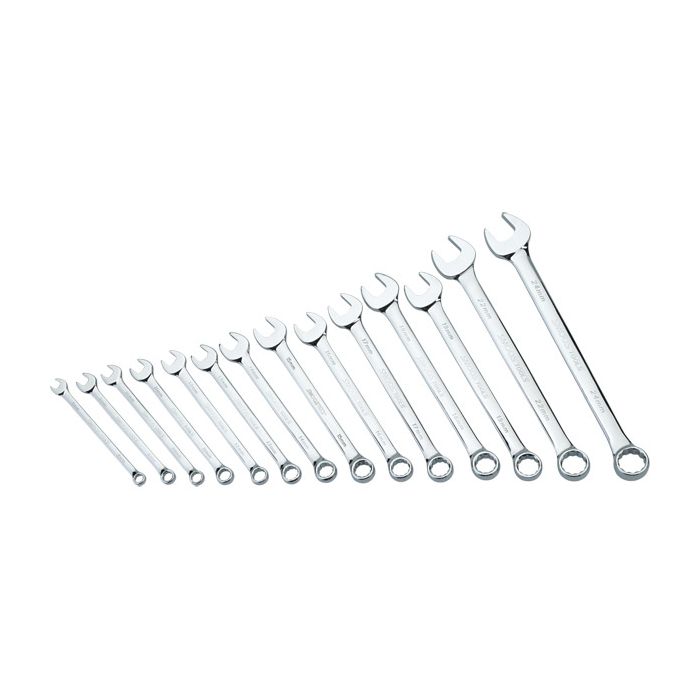 Ring-steeksleutel set 14-delig