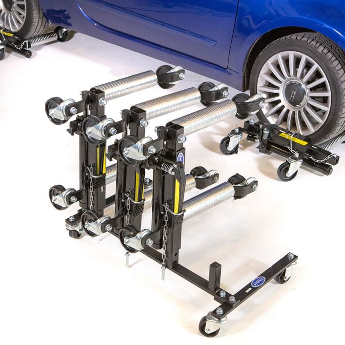 Automovers hydraulisch - 4 stuks met opbergrek-28